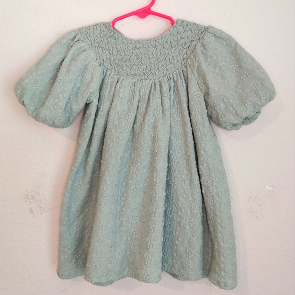 Zara Baby Girl Mocked Embroidered Dress 18-24 months